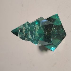 Epoxy Resin Small Faceted Christmas Tree